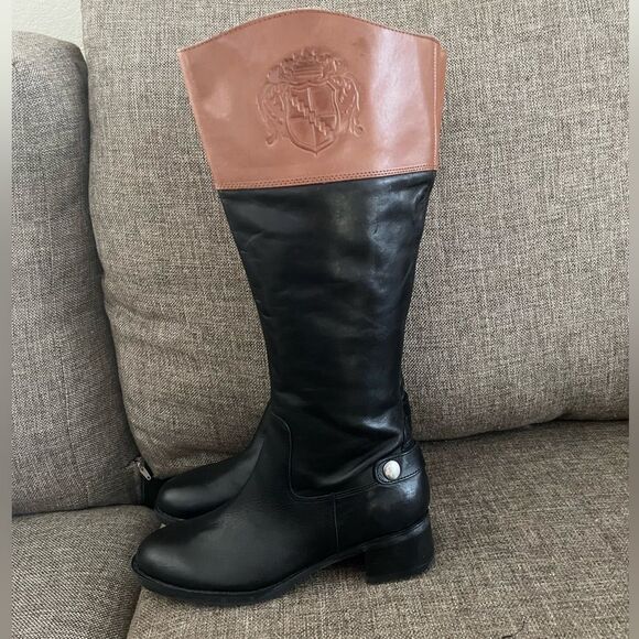 Franco Sarto Chipper Women's Riding Boot Winter Two Tone - Picture 4 of 8